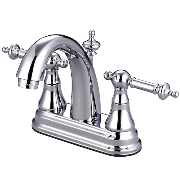 KS7611TL 4" Centerset Bathroom Faucet, Polished Chrome
